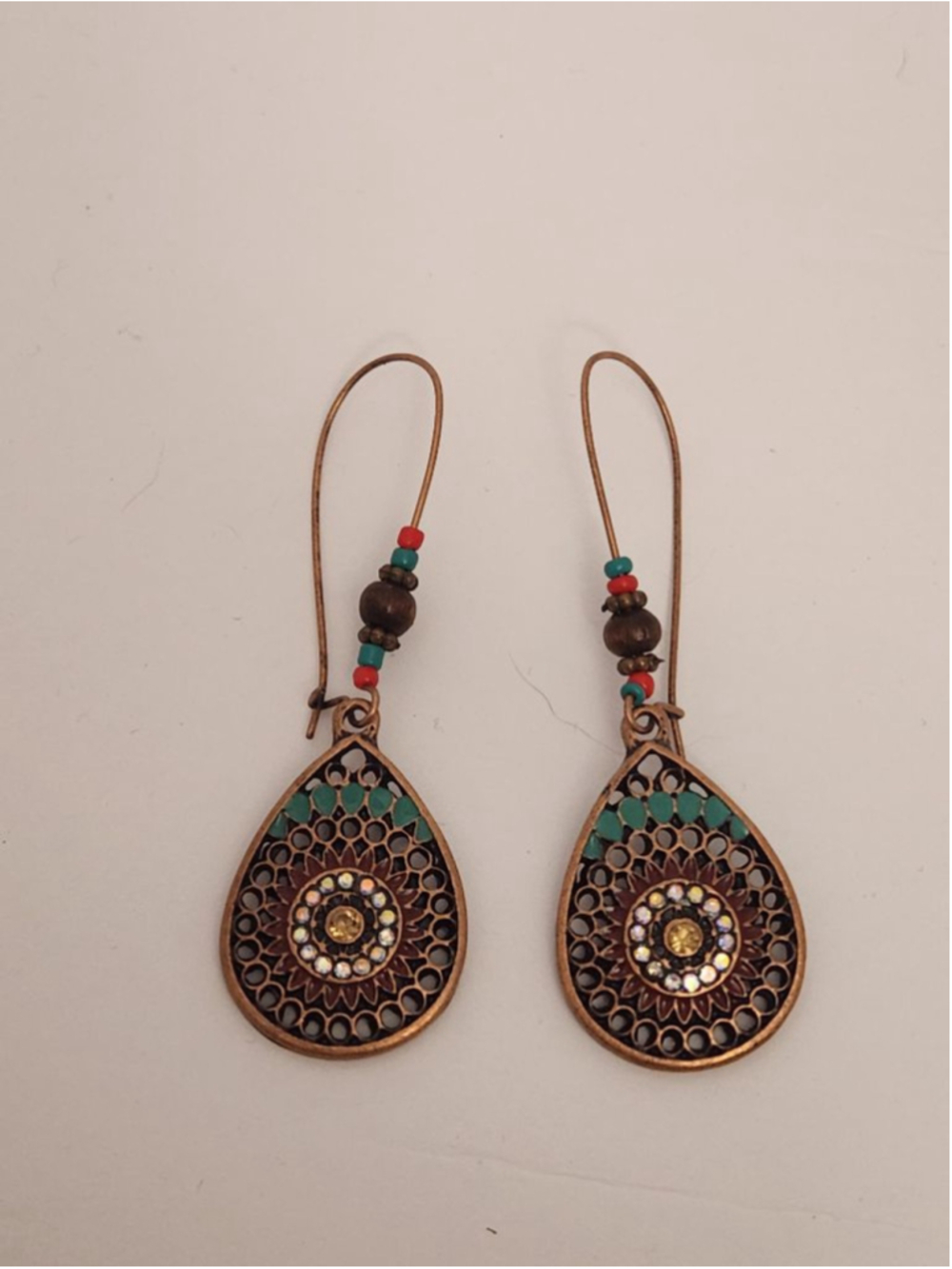 Vintage Style Boho India Ethnic Dangle Earrings